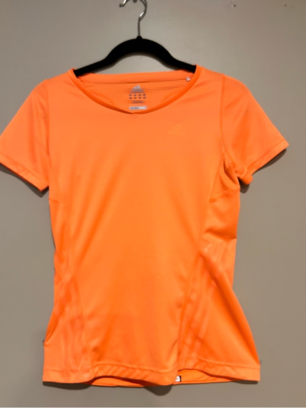 adidas Women’s Neon Orange Short Sleeve Tee